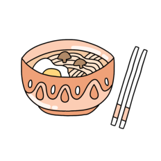 cute ramen noodles 2 sticker