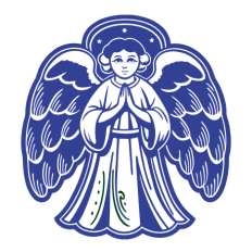 Elegant Angel SVG with Stars and Wings