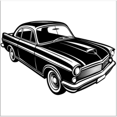 Vintage Car SVG