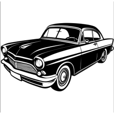 Vintage Car SVG