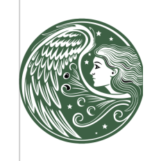 Celestial Angel SVG with Stars and Wings