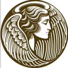 Graceful Angel SVG with Halo and Wings