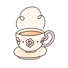 cute fun whimsical pastel mug 7 sticker