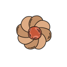 Cute cookie biscuit 5 sticker