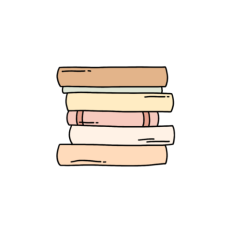 cute whimsical stack of books 2 sticker