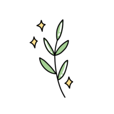 cute magical celestial plant 1 sticker