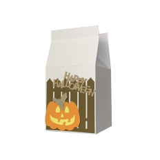 Happy Halloween Pumpkin Milk Carton