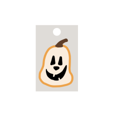 Jack-O-Lantern Shaker Tag