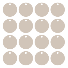 2.5 Inch Circle Tags