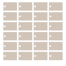 2.5 Inch Rectangle Tags