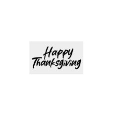 Happy Thanksgiving on Rectangle Tag