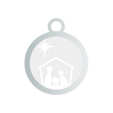 Christmas Nativity Shaker Ornament