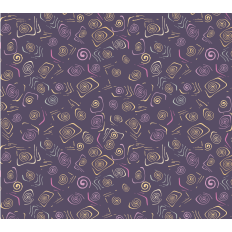 Quirky Swirls on Purple