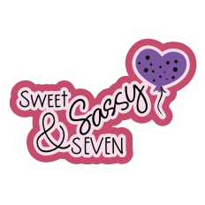 Sweet Sassy and Seven Sticker