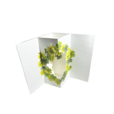 St Patrick's Day Four Leaf Tunnel Card, Print and Cut Design 
