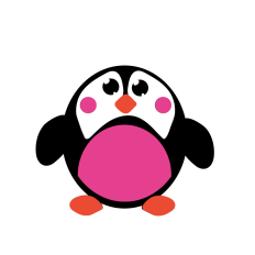 Layered Penguin SVG