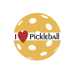 Love Pickleball Layered 2ways SVG