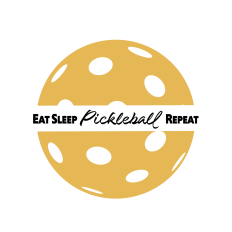 Eat Sleep Pickleball Layered SVG