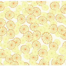 Citrus Fruit Salad Repeatable pattern