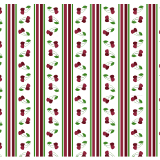 Cherry Stripe Repeatable Pattern