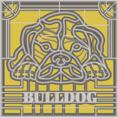 Bulldog 4 Layer Cut File