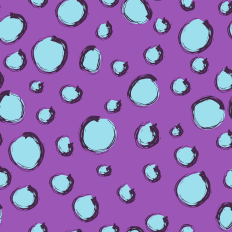 Grunge Dots on Purple Seamless Repeat