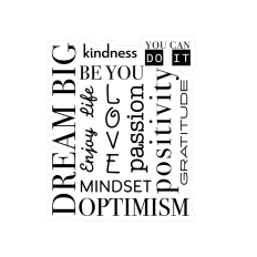 Positivity Collage Print and Cut Design