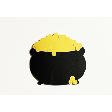 Pot of Gold or Bubbling Cauldron SVG cut file