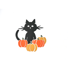 Fall and Christmas Cats single layered SVG