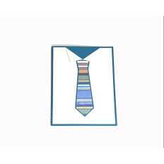 A Simple Tie Card SVG cut File