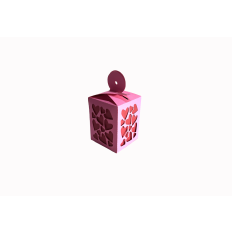 Heart Lantern or treat box SVG cut file
