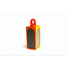 Simple Lantern with Arched Panes SVG cut file