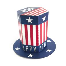 4th of July Top Hat Snack Box