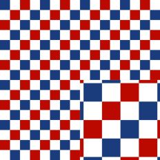Americana French Checker Seamless Pattern