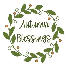 Autumn Blessings Floral Wreath with Berries