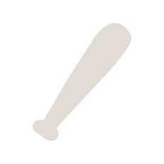 Baseball Bat Silhouette SVG Cut File