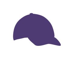 Baseball Cap Silhouette SVG Cut File