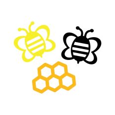 Bees and Honeycomb Confetti