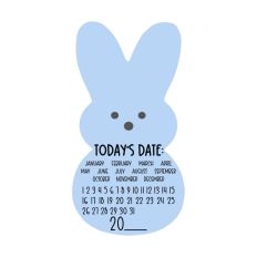 Blue Easter Bunny Today's Date SVG Planner Print and Cut