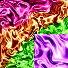 Bright Orange Pink Purple Silk Background