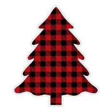 Red Buffalo Plaid Christmas Tree