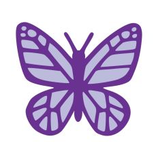 Butterfly 2 Layered SVG Cut File 