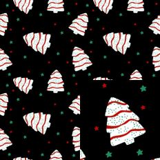 Christmas Tree Snack Cake Pattern