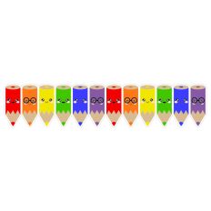 Cute Color Pencil Border