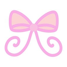 Curled Bow Layered Cut File SVG