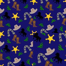 Dark Cowboy Printable Pattern