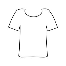 Design your own T-shirt Coloring Page SVG