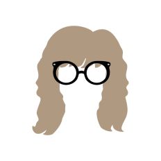 Faceless Girl with Glasses