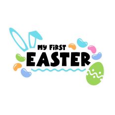 My First Easter for Little Boy - DIY Spring Crafting Design for Silhouette Studio