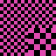 Fuchsia and Black Checker Pattern